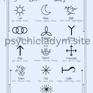 Witches Runes Worksheets
