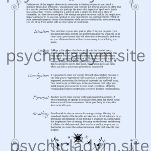 Witchcraft Fundamentals Worksheets - Image 2
