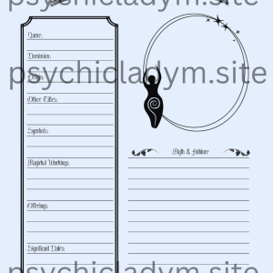 Grimoire Worksheets - Image 3