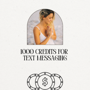 1000 Credits for text messaging