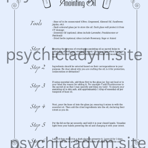 Anointing Oils Worksheets (Digital Download) - Image 2